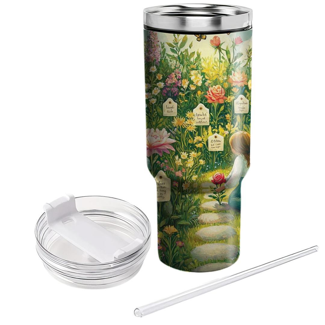 Petals Of Remembrance: A Mother’s Garden In Bloom Tumblers With Lids