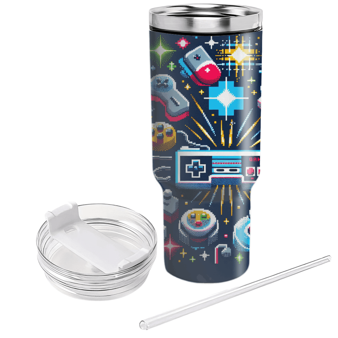 Retro Video Game Nostalgia Unique Tumblers