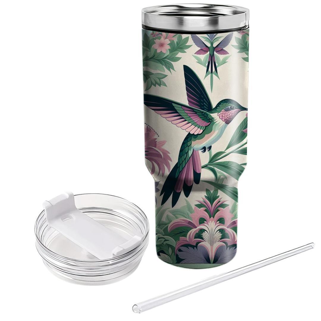 Elegant Hummingbird Garden  Tumblers For Gifts