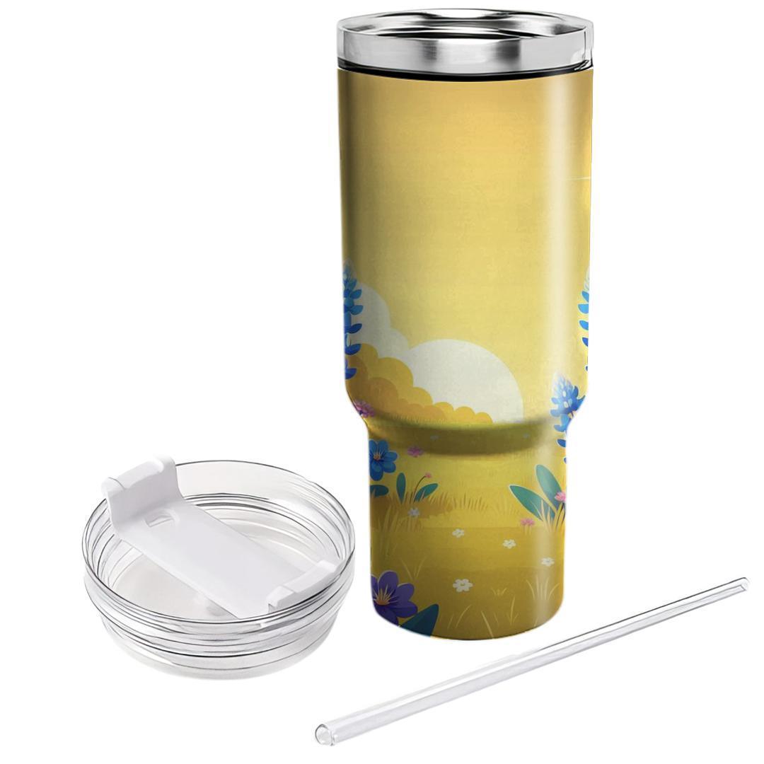Blossoming Bluebonnet  Insulated Tumblers