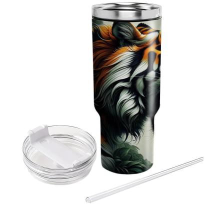 Bold Tiger Roar  Travel Tumblers