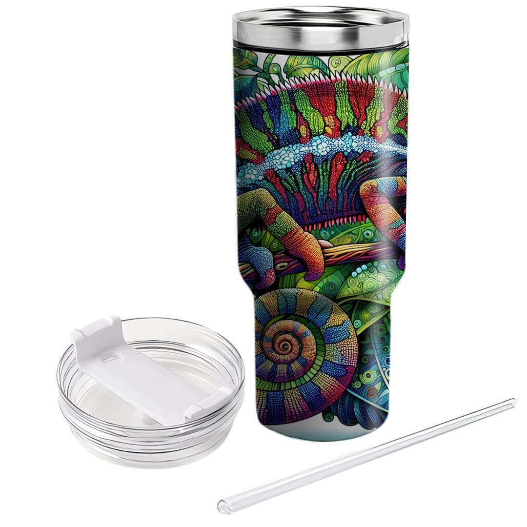 Colorful Chameleon Patterns  Decorative Tumblers