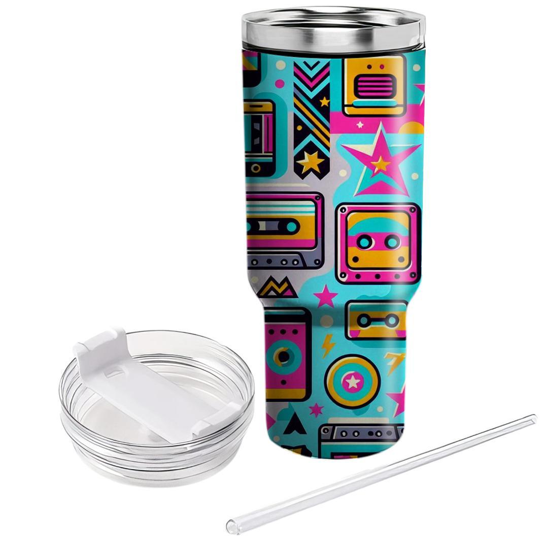 Retro 80s Pop Vibes  Insulated Tumblers