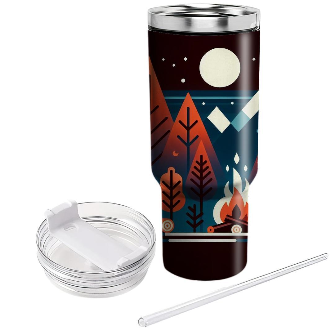 Nostalgic Campfire Nights  Personalized Tumblers