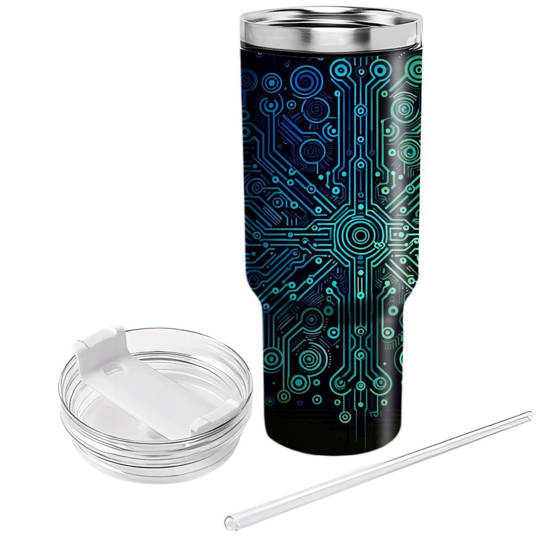 Cyberpop Circuit  Personalized Tumblers