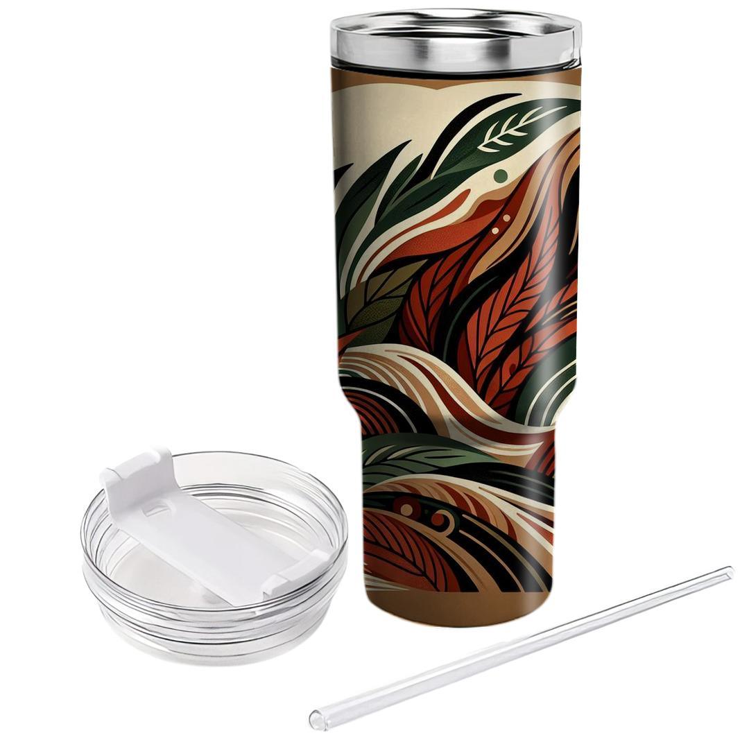 Groovy Earth Tones  Insulated Tumblers