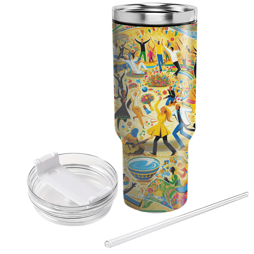 Reflections Of Culture - International Day Of Happiness  Custom Tumblers