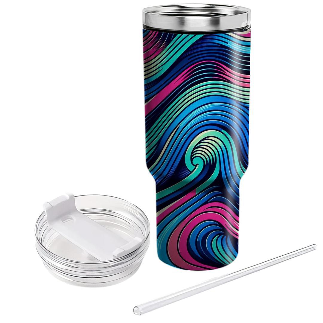 Electric Tide  Travel Tumblers