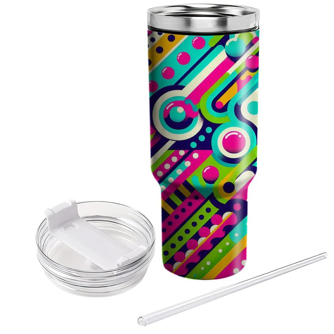 Radical Retro Dots  Tumbler Cups