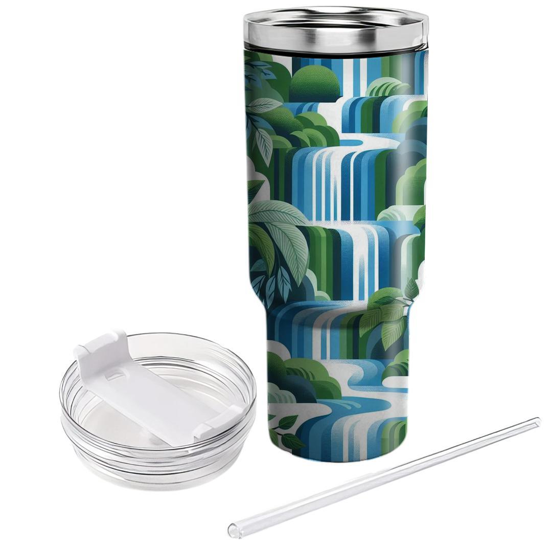 Cascading Waterfall  Insulated Tumblers