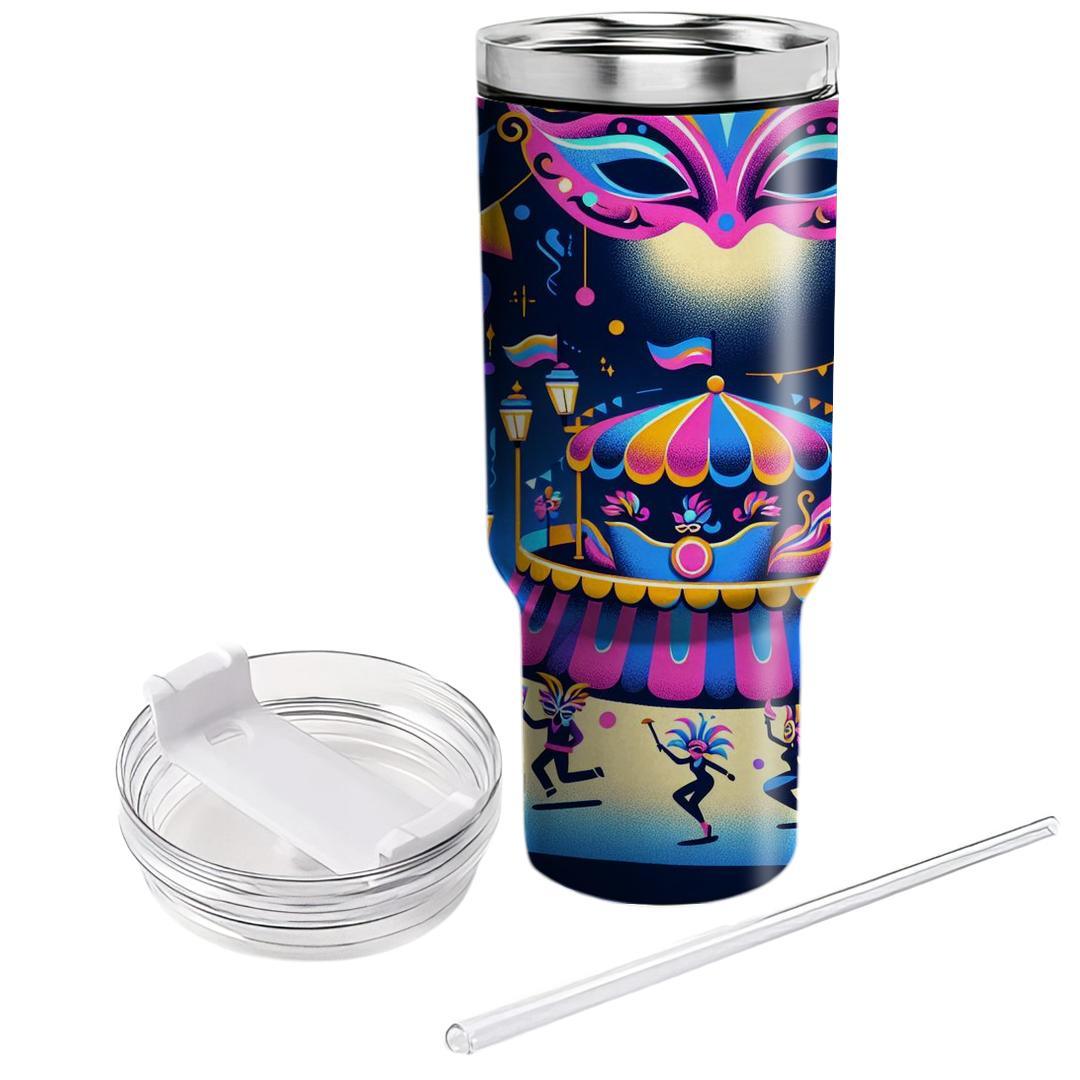 Lively Carnival Parade  Personalized Tumblers