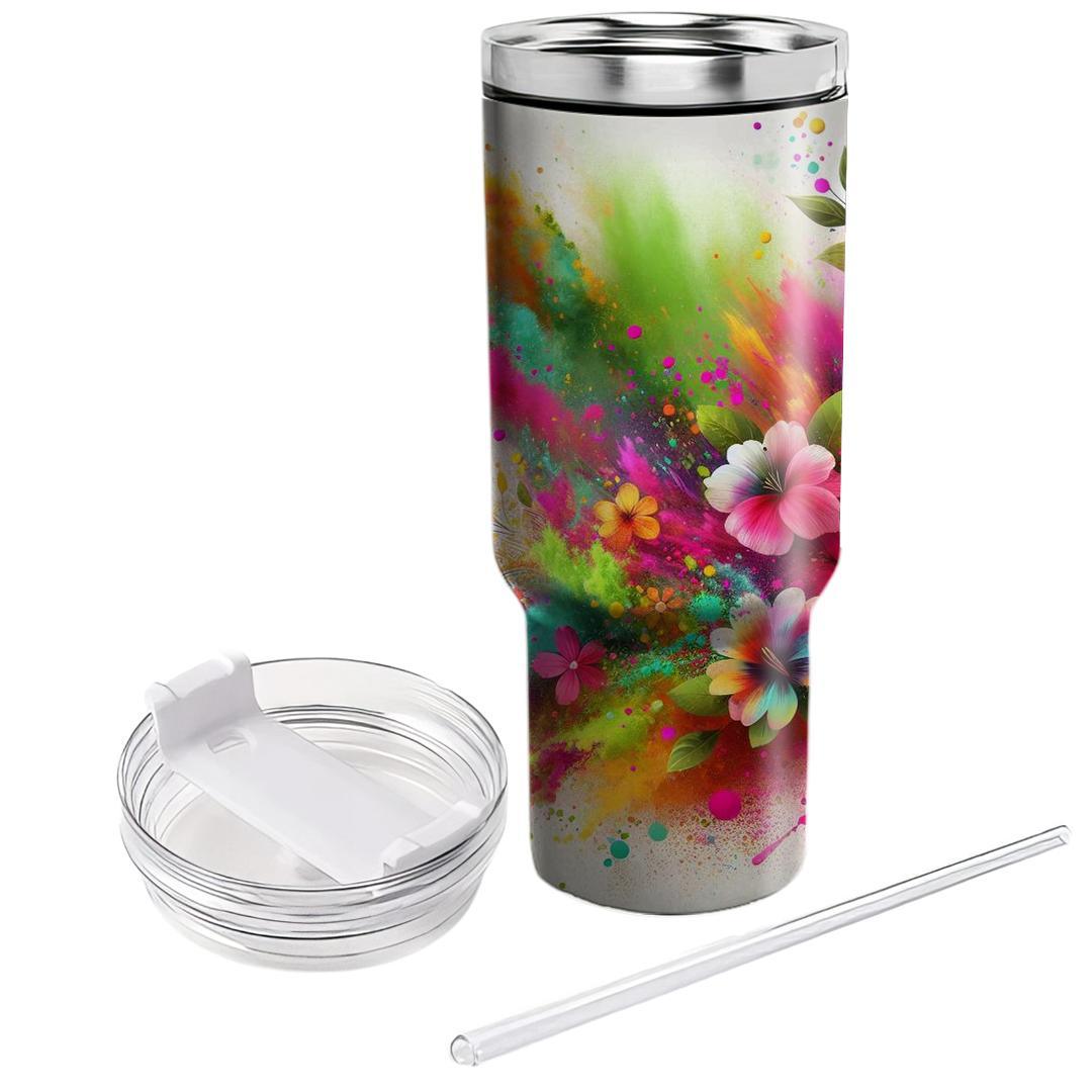 Dreams Of Spring - Holi Inspired  Tumbler Cups