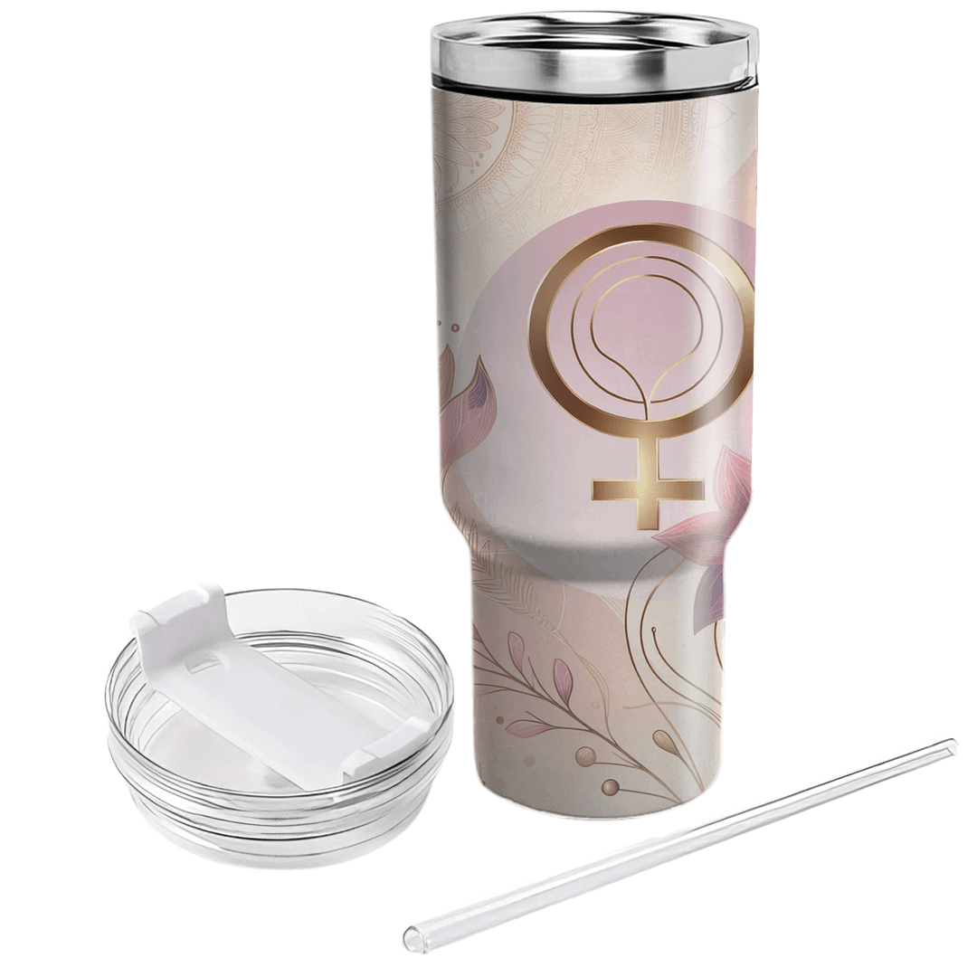 Floral Whispers - International Women’s Day  Decorative Tumblers