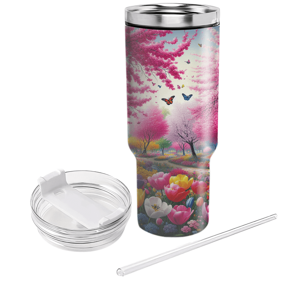 Spring Festival Of Blooms Decorative Tumblers
