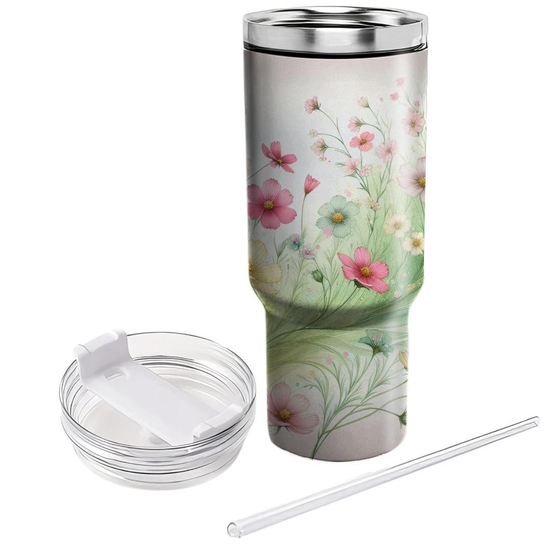 Springtime Pastel Meadow  Tumblers For Gifts