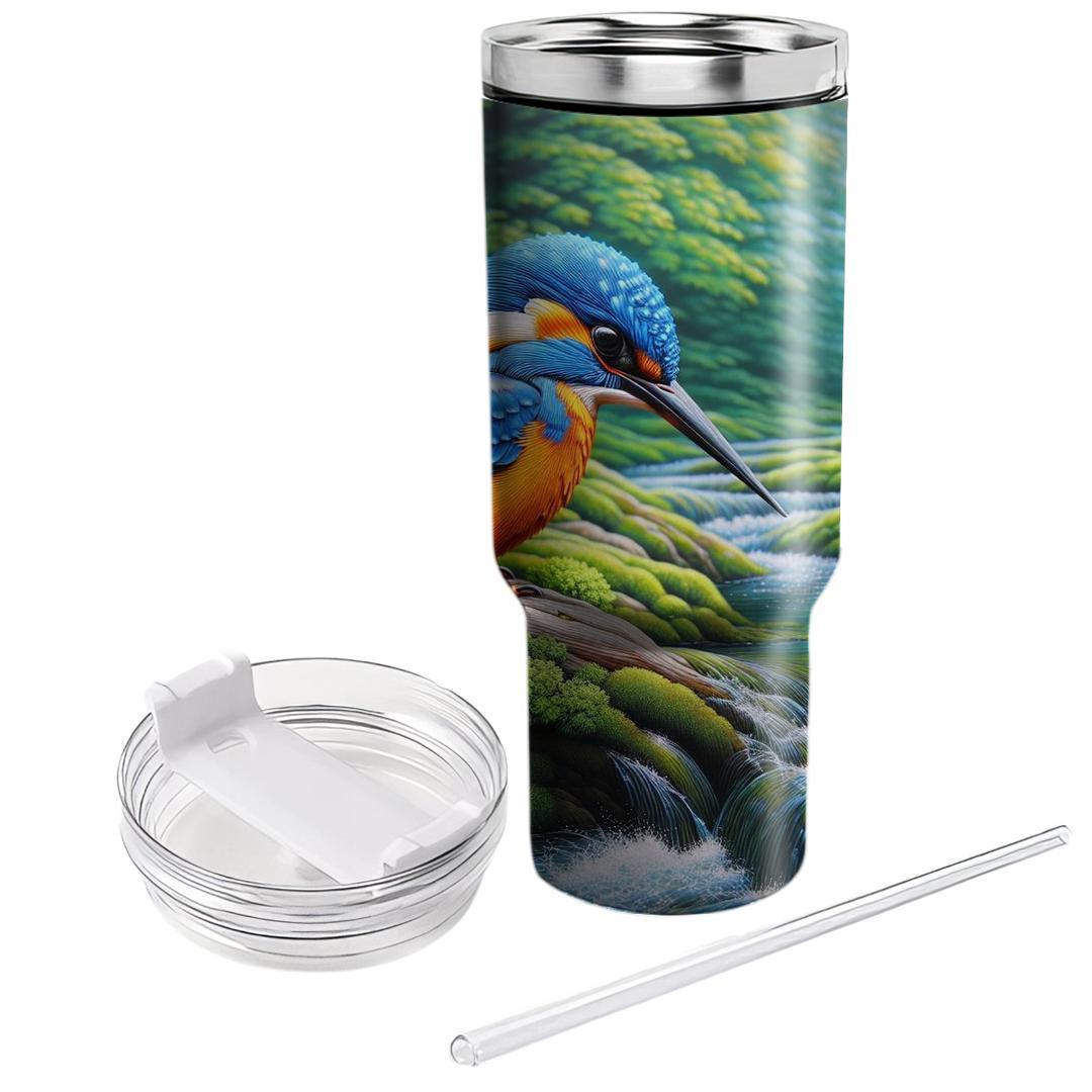 Regal Kingfisher Cascade  Travel Tumblers