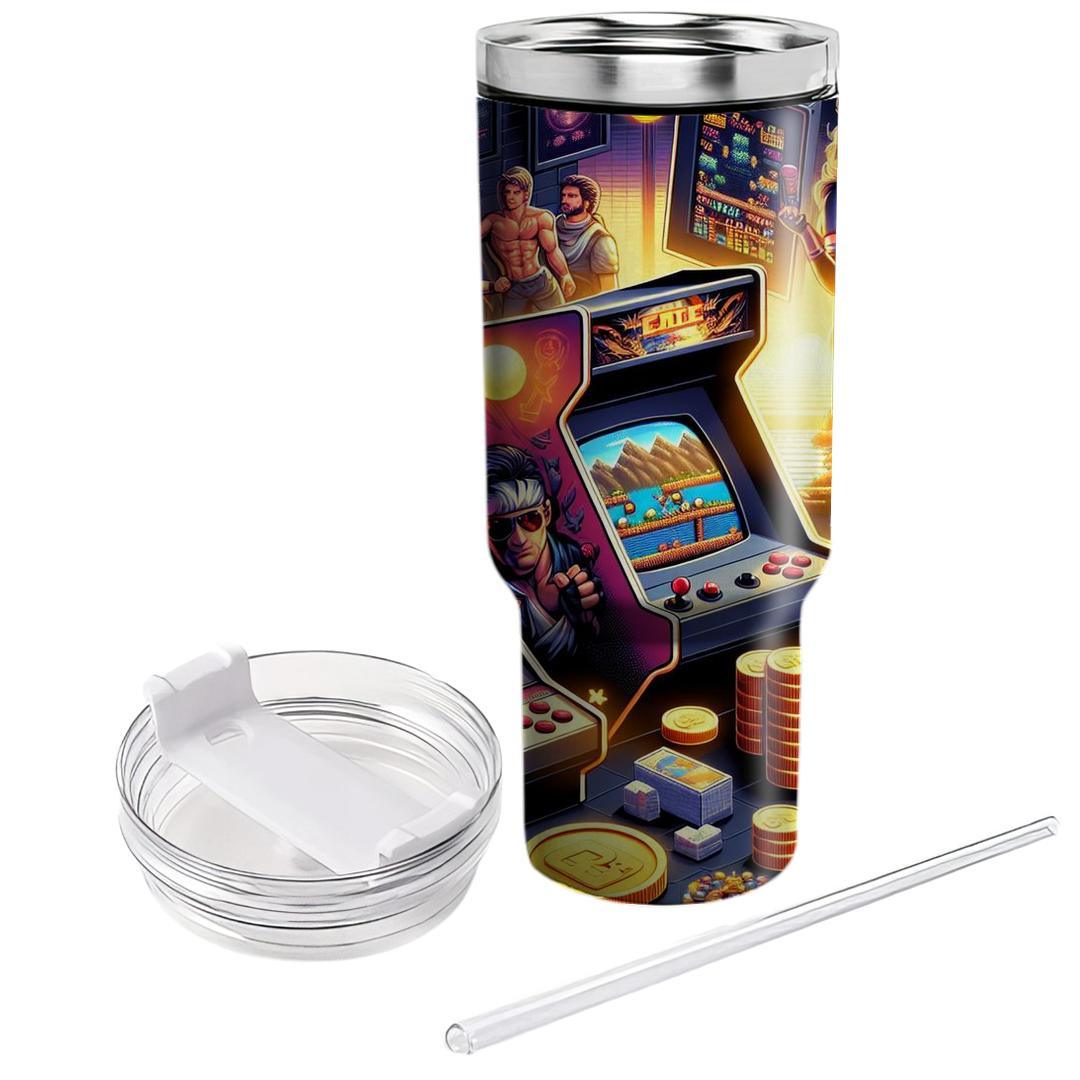 Dynamic 80s Arcade  Tumbler Cups