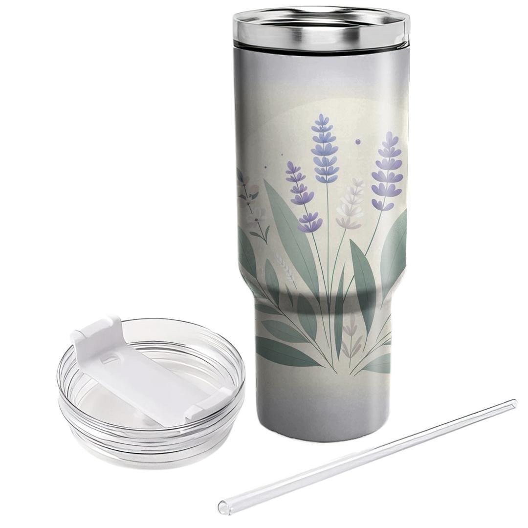 Tranquil Lavender Breeze  Unique Tumblers