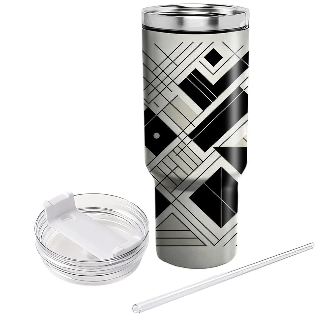 Minimalist Geometric Linework  Tumblers For Gifts
