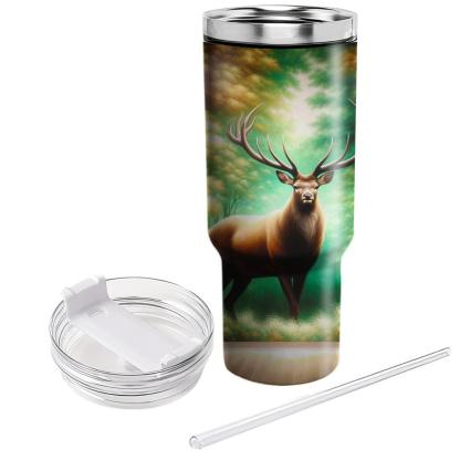 Elegant Stag Majesty  Travel Tumblers