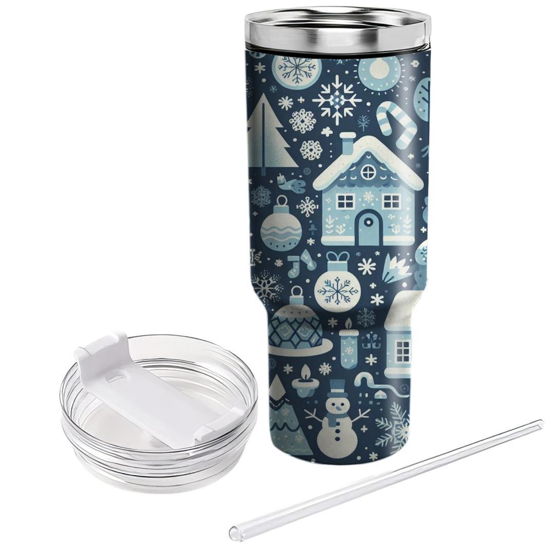 Charming Winter Scene  Custom Tumblers