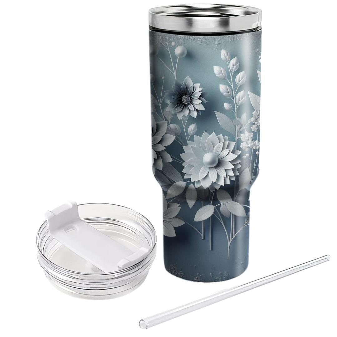 Frosted Florals  Tumblers For Gifts