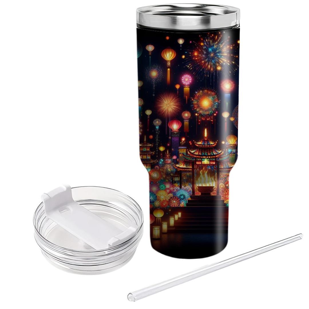 Wanderlust Of Lights - Global Festival Of Lights  Tumblers With Lids