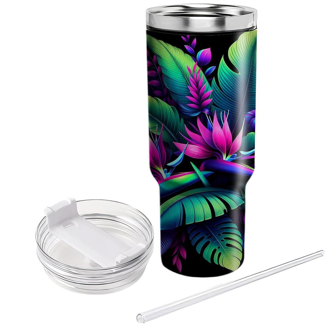 Neon Jungle Dream  Tumbler Cups