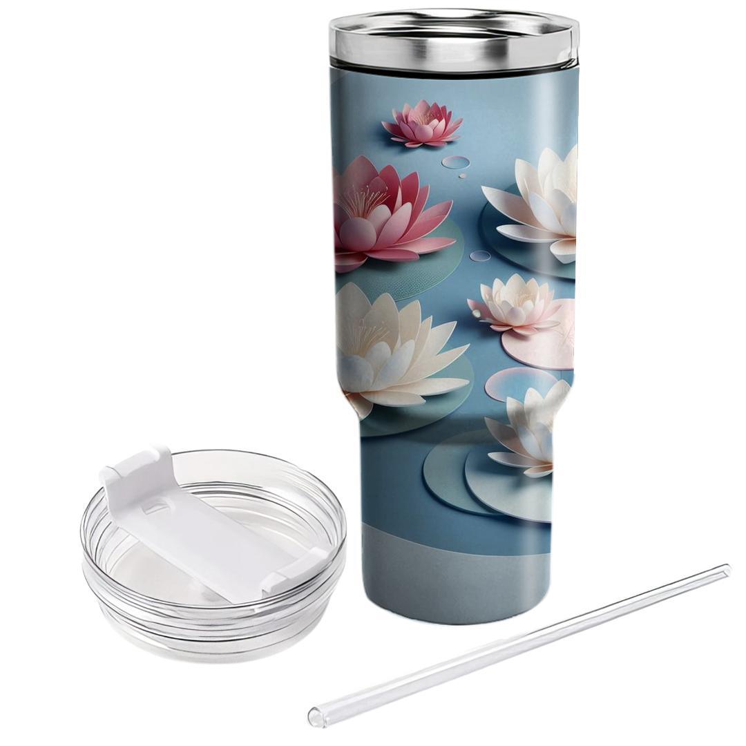 Graceful Water Lily  Insulated Tumblers