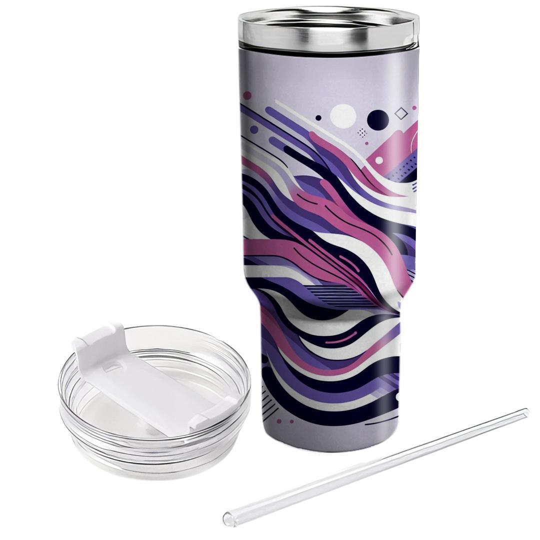 Dynamic Lines And Curves  Insulated Tumblers