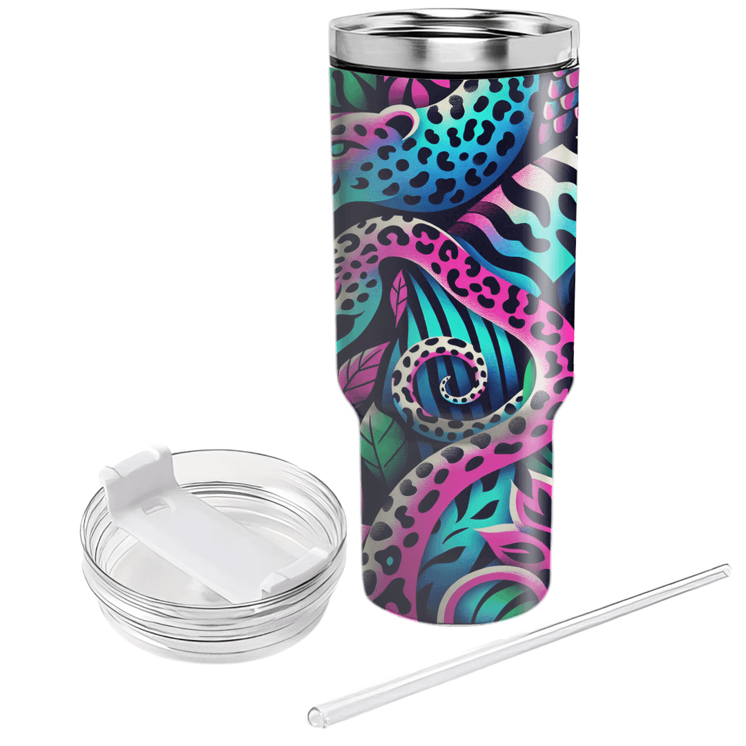 Funky Animal Print Travel Tumblers