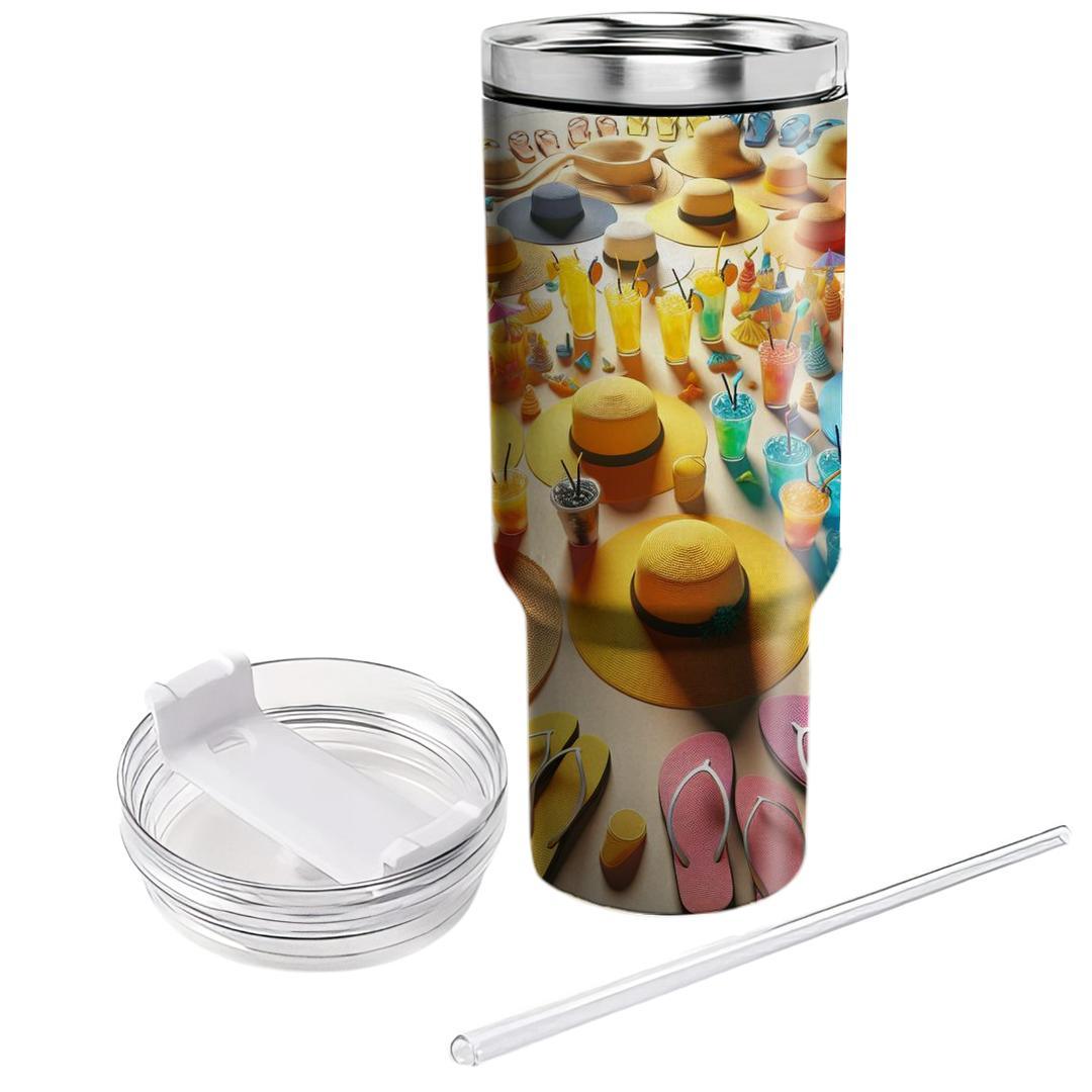 Beachside Bliss  Tumblers With Lids