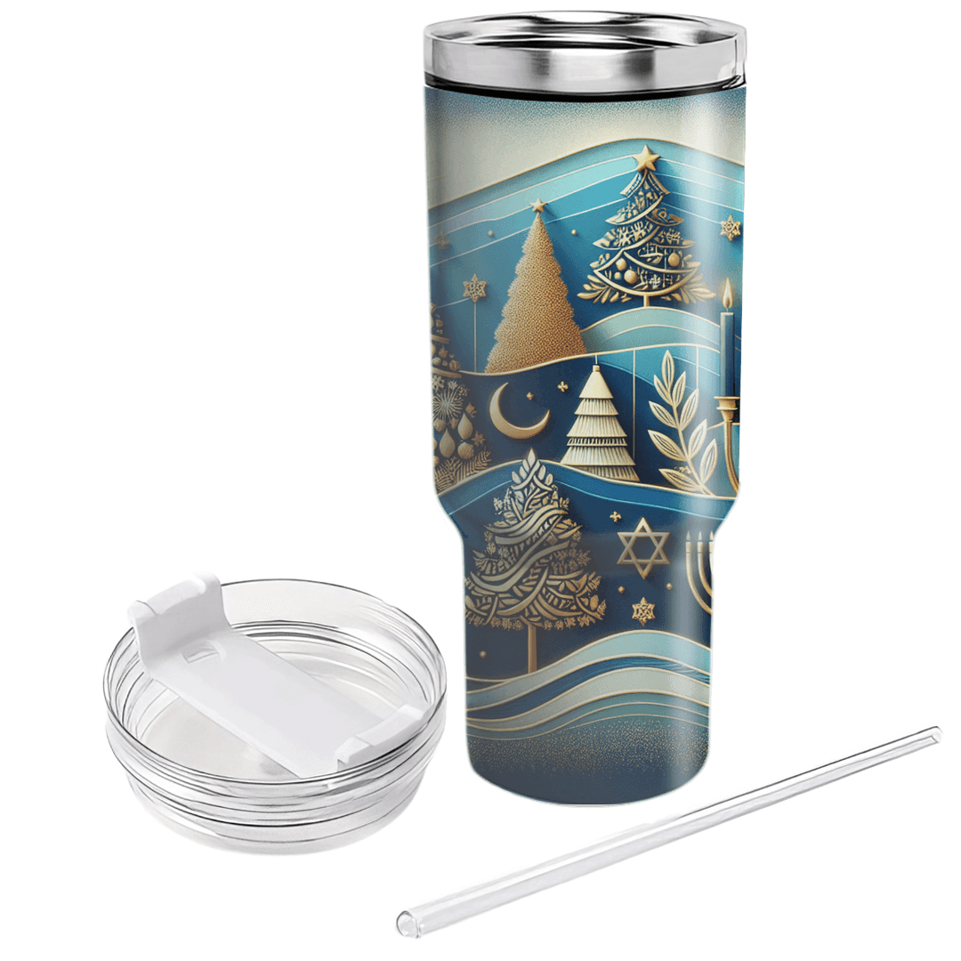 Timeless Traditions - Holiday Fusion  Tumbler Cups