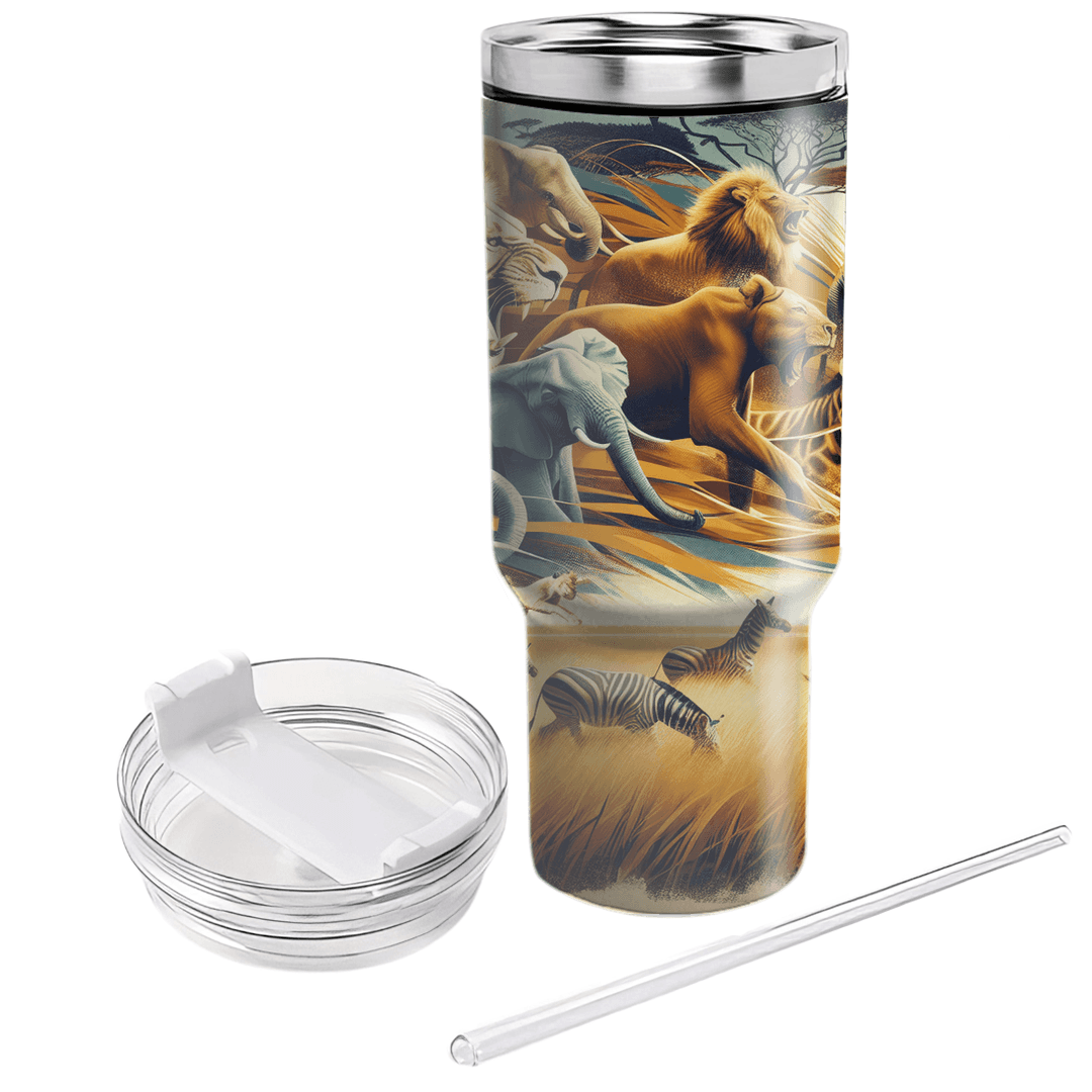 Wild Safari Adventure  Personalized Tumblers