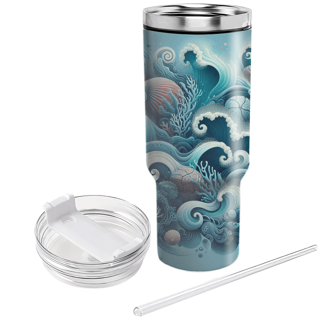 Elysian Tides - Ocean Day  Decorative Tumblers