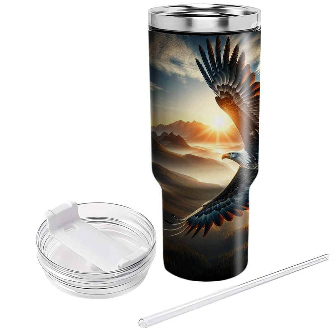 Noble Eagle Horizon  Travel Tumblers