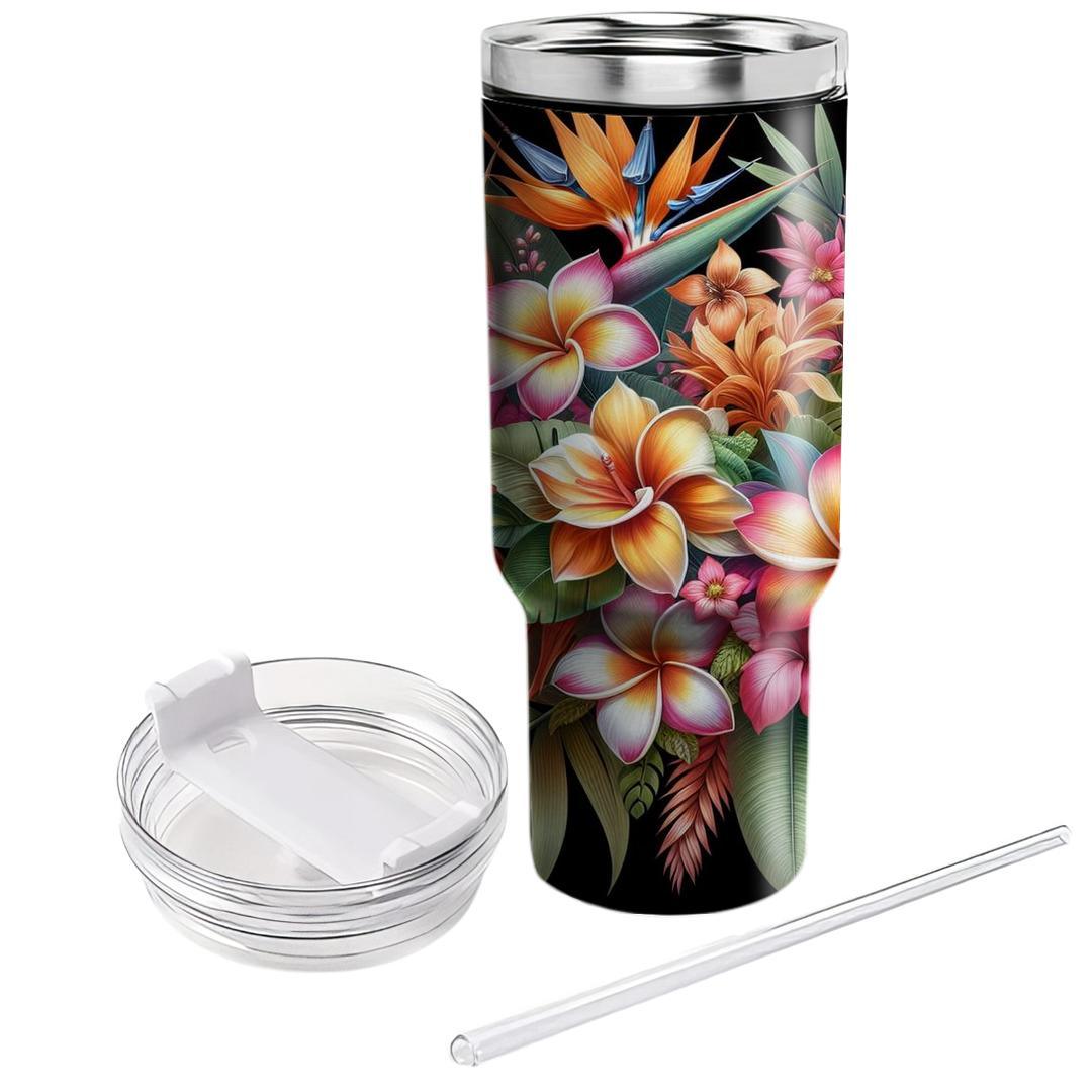 Exotic Tropical Florals  Insulated Tumblers