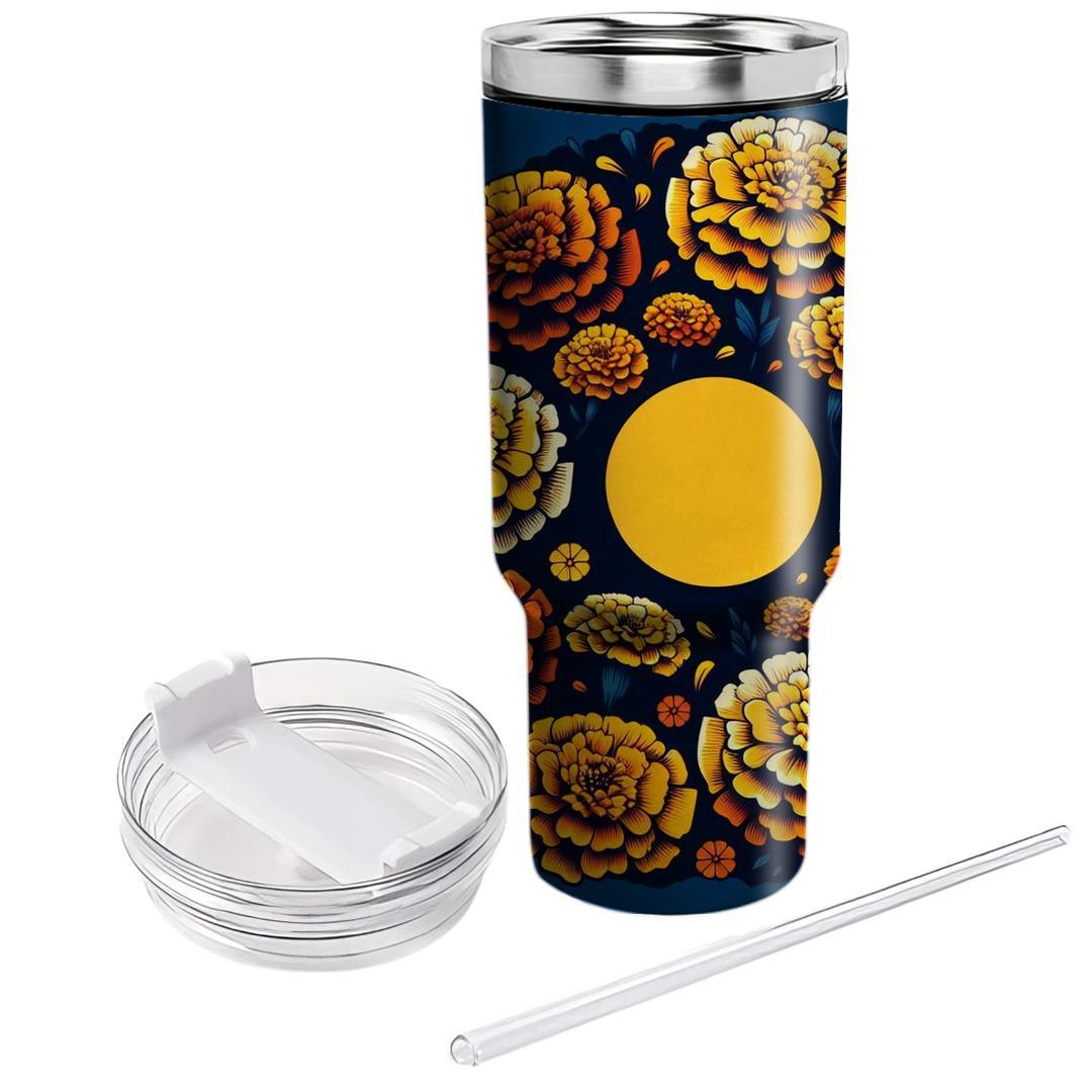 Golden Marigold Dreams  Tumblers For Gifts
