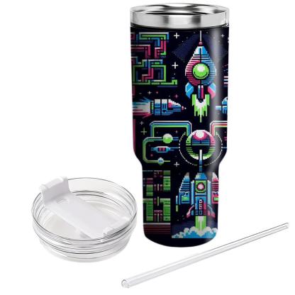 Digital Arcade  Personalized Tumblers