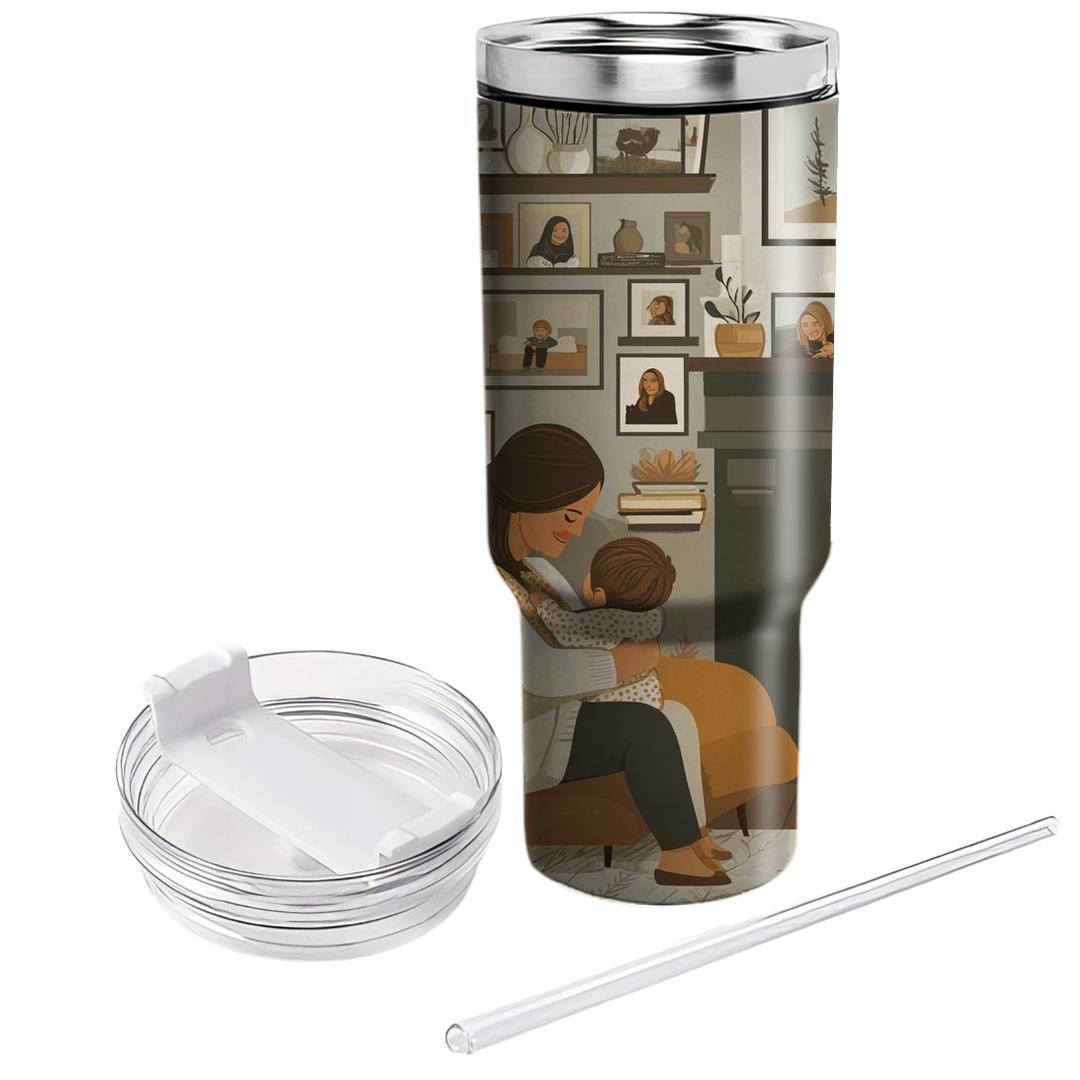 The Heart Of Home: A Mother’s Embrace Tumblers With Lids