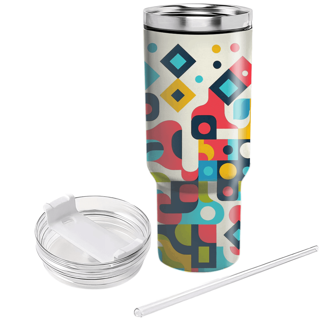 Rubik's Patterns  Tumblers With Lids