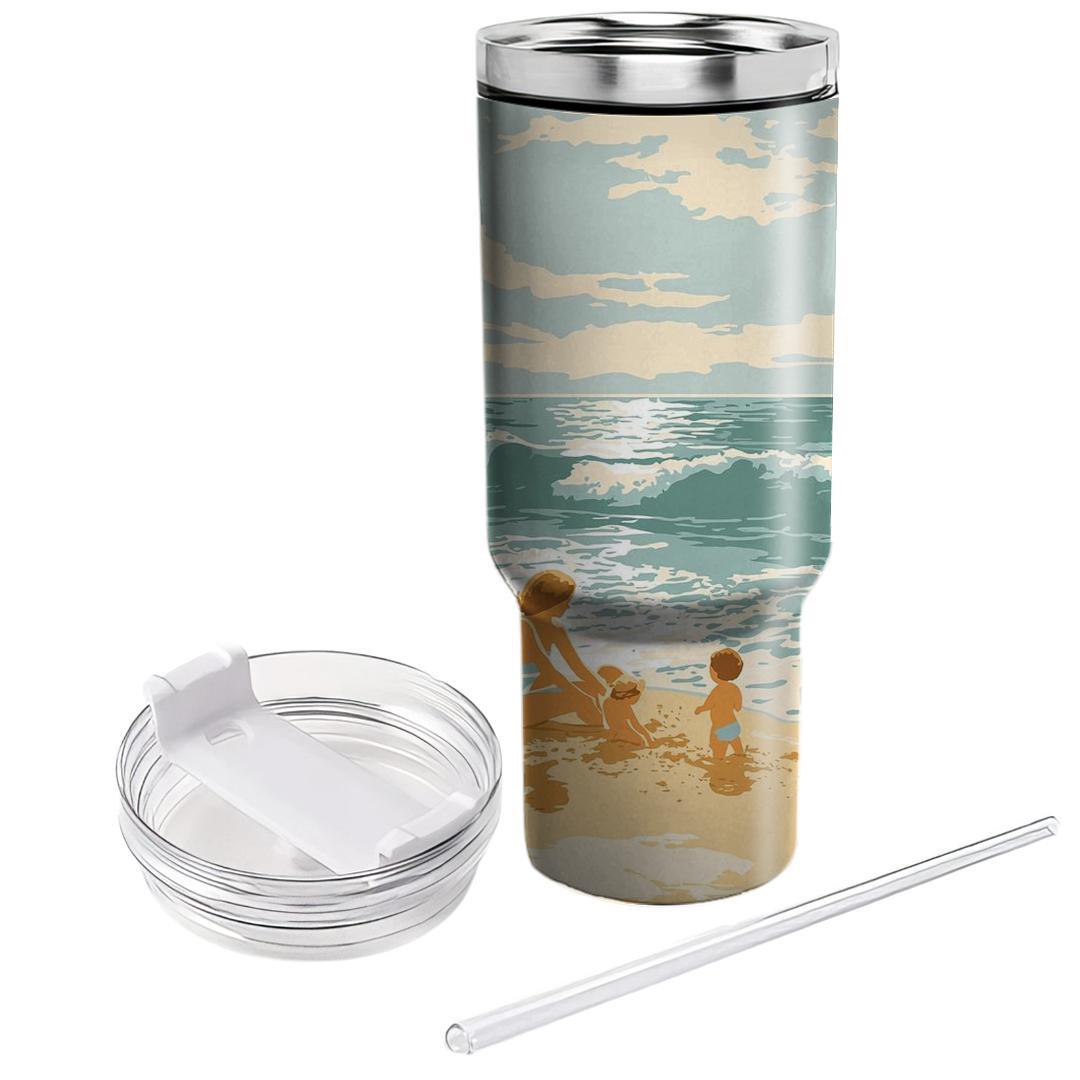 The Tides Of Love: A Mother’s Unfailing Support Tumblers With Lids