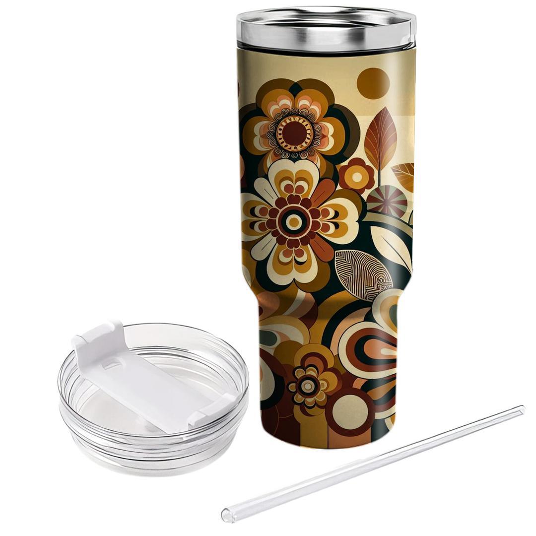 Groovy Flower Fields  Tumbler Cups