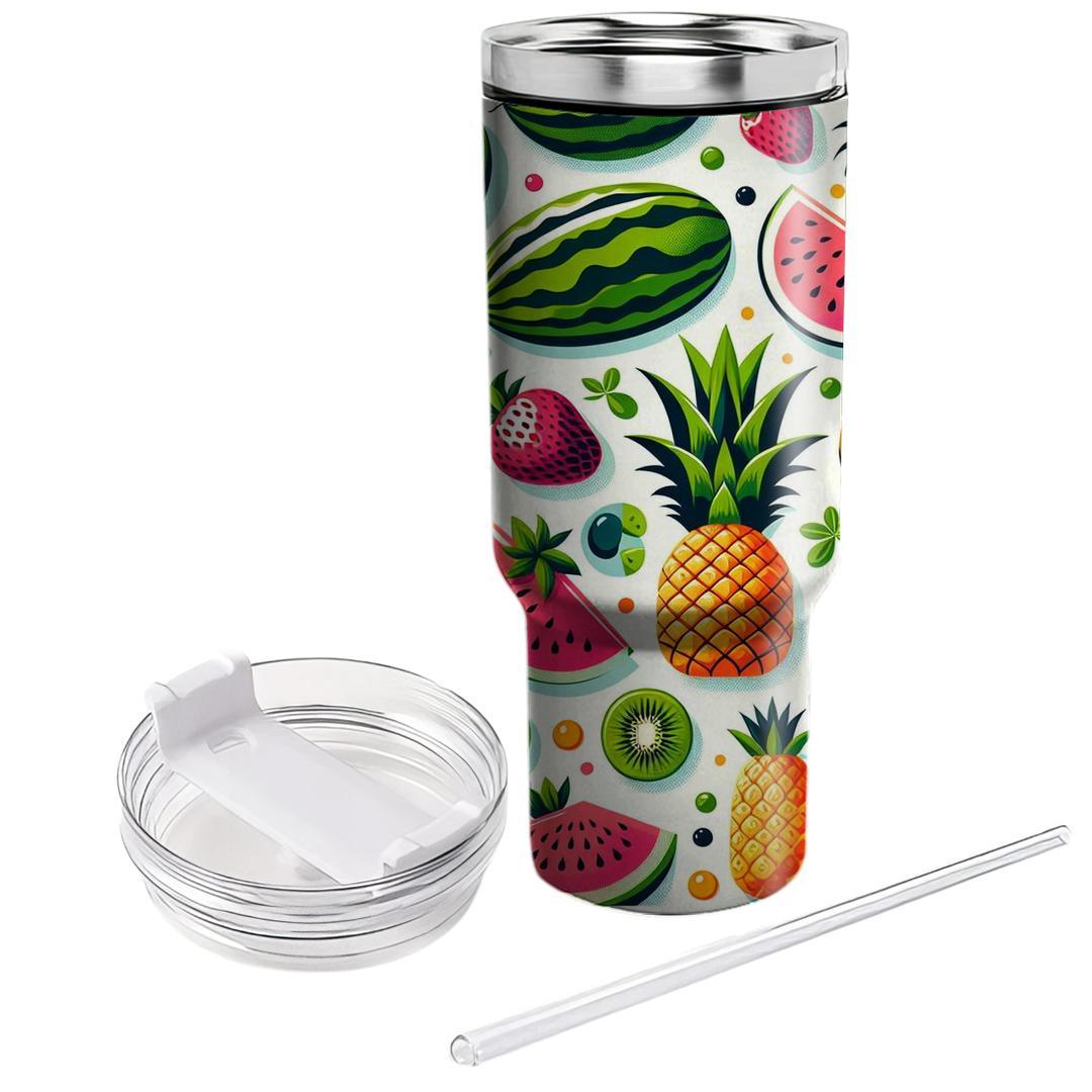 Kitsch Fruit Salad  Personalized Tumblers