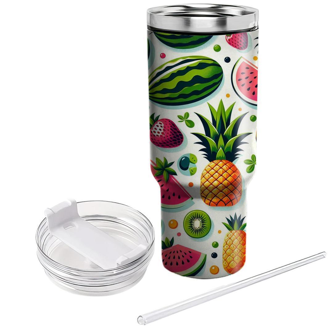 Kitsch Fruit Salad  Personalized Tumblers