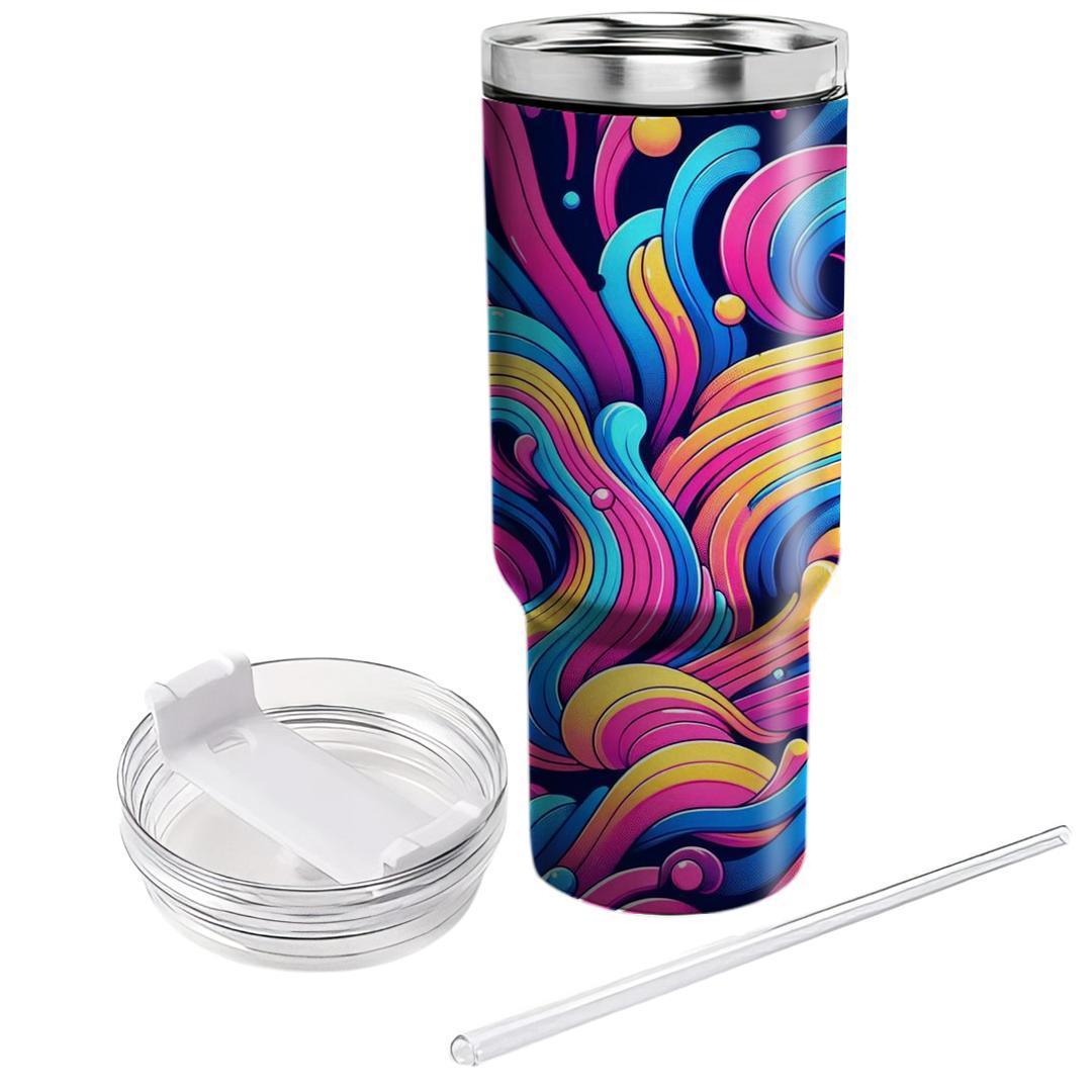  Swirls  Personalized Tumblers