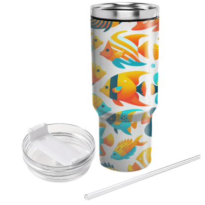 Colorful Tropical Fish  Custom Tumblers