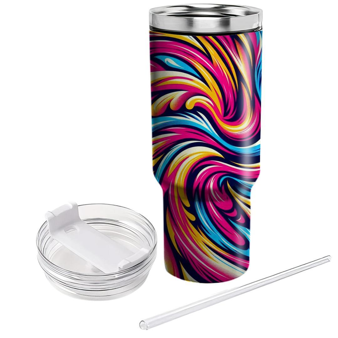 Funky Tie-dye Bliss  Insulated Tumblers