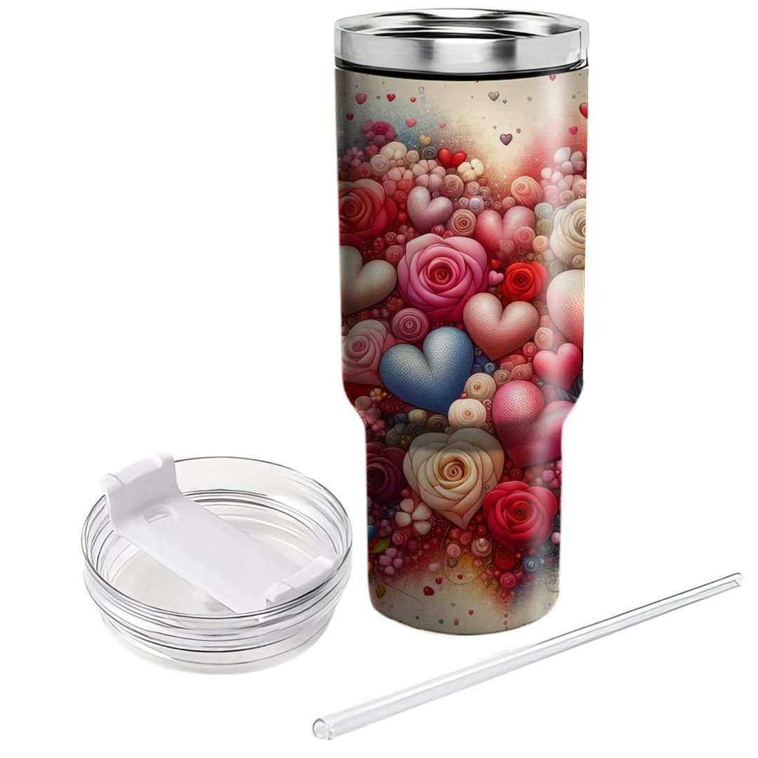 Reflections Of Love - Valentine’s Day  Tumblers With Lids