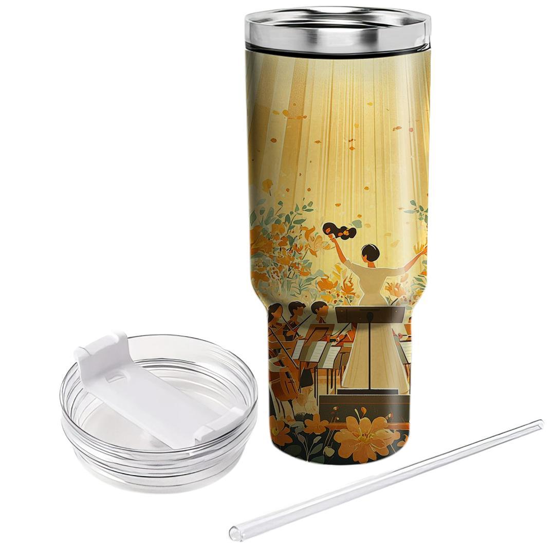 The Symphony Of Life: Conducted By A Mother’s Heart Tumblers For Gifts